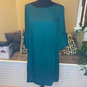 Emerald green H&M dress